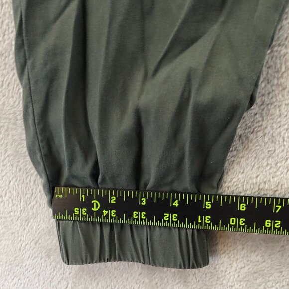 Banana Republic Mens Cargo Jogger Pants Large Green Pull On Drawstring Casual - Picture 7 of 16